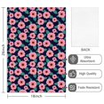 thumbnail image 2 of 6 Pcs Pioneer Flower Floral Print Pattern Kitchen Towels, Funny Microfiber Dish Towel Set, 18" X 26" Tea Towels, 2 of 6