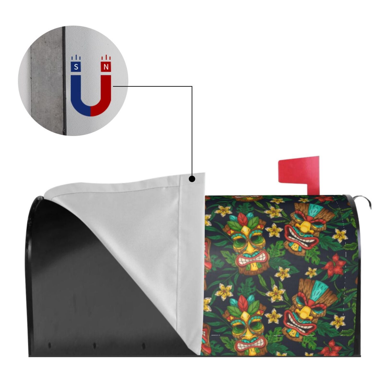 Kdxio Magnetic Mailbox Cover 21x18 in Mailbox Cover Outdoor Decoration Holiday Mailbox Covers for Home Garden Yard-21x18 in