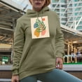 thumbnail image 2 of Aesthetic Minimalism Boho Botanical Art Merch Gift, Sand Hooded Sweatshirt or Hoodie, Small, 2 of 5