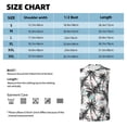thumbnail image 6 of Balery Hawaii Palms Men's Sleeveless Muscle Shirts Workout Tank Top, Moisture Wicking, Odor Protection-, 6 of 8