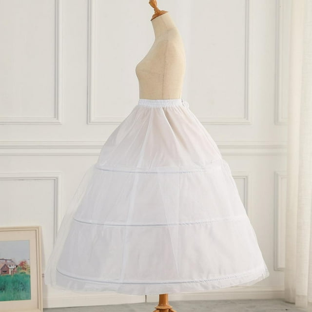 3 Anneaux Jupons Robe de Soirée Jupon de Mariage Jupon Crinolines= Mariée K2Y12