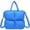 Blue, variant on Soft Puffer Tote Bag for Women, Small Quilted Puffy Handbag Cotton Padded Trendy Satchel Shoulder Crossbody Purse