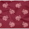 thumbnail image 4 of oneOone Organic Cotton Poplin Twill Fabric Rabbit Block Fabric Prints By Yard 42 Inch Wide, 4 of 4