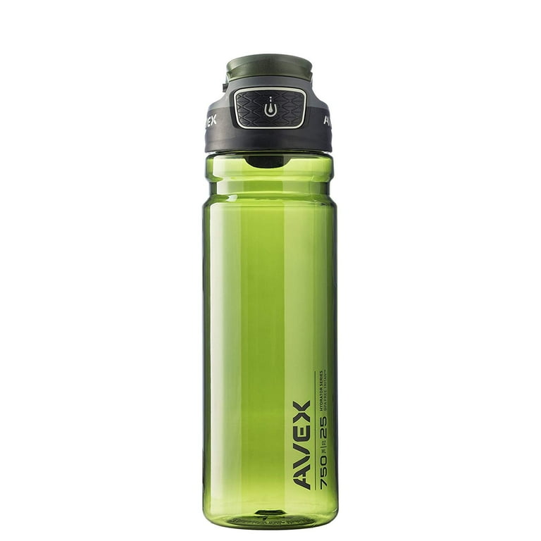 Avex 25 oz FreeFlow Autoseal Water Bottle - Electric Green
