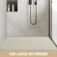 thumbnail image 5 of Large Shower Mat, 47"x 32" TPE Anti Slip Shower Mat, Heavy Bath Mats for Shower with Drain Holes Suction Cups, Shower Stall Mat for Bathroom, No Odor Shower Grip Mat for Elderly Kids(W-White), 5 of 14