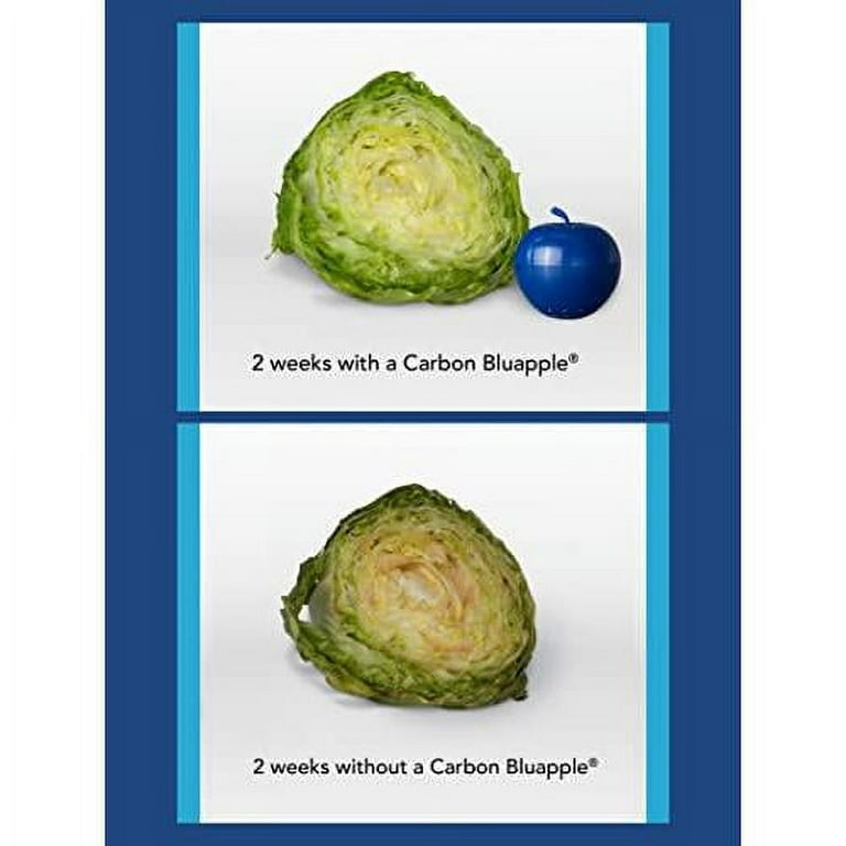 Bluapple One-Year Combo Pack w/Activated Carbon, Vegetable & Fruit Fresh Produce Saver, Ethylene GAS Absorber, Food Freshness Extender, Fresh Fruit