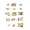 D, variant on Colorful Cartoon Sticker 30 Sheets Waterproof PET Decorative Sticker For Scrapbooking Journal Album Phone Case Laptop