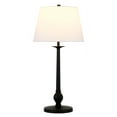 thumbnail image 3 of Evelyn&Zoe Wilmer 28" Modern Metal Table Lamp with White Drum Fabric Shade, 3 of 7