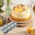 thumbnail image 7 of 8-Cavity Silicone Baking Mold - Non-Stick Cake Pan for Muffins Cupcakes Soap - Flexible Baking Tray - Orange, 7 of 7