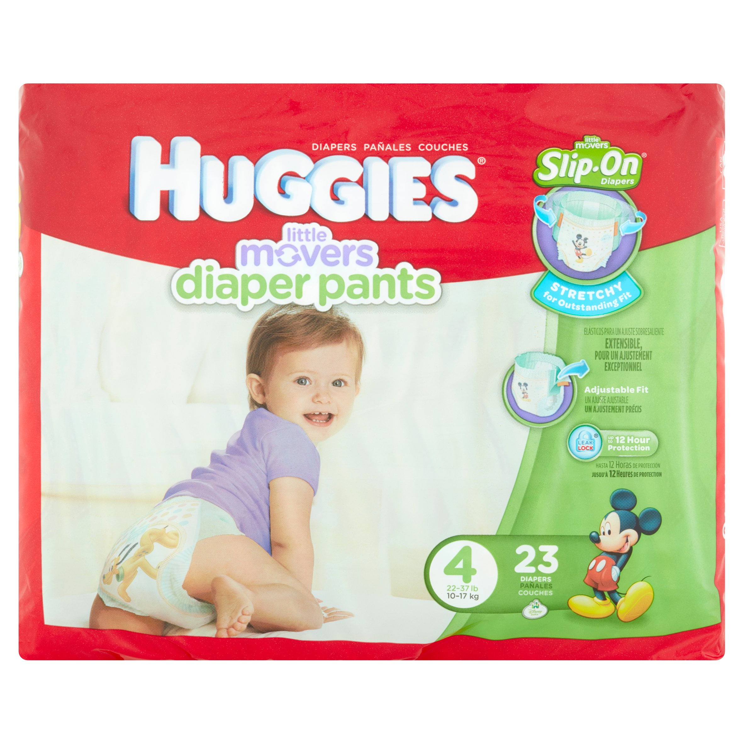 huggies slip on diapers size 4