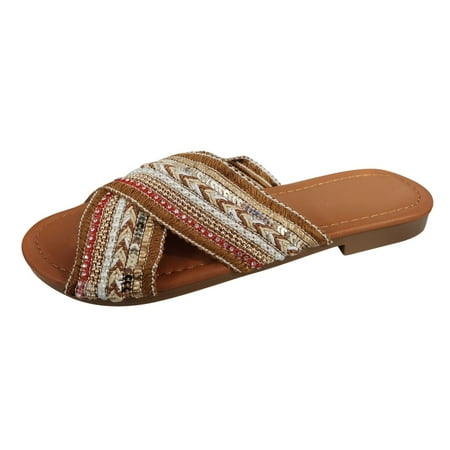 

House Slippers For Women Fashion Womens Casual Shoes Breathable Indoor Flat Outdoor Leisure Slippers
