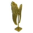 thumbnail image 3 of Bergamo Art 20" Decorative Handmade Aluminum Modern Butterfly Sculpture in Gold, 3 of 6