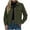 AG, variant on felwors Womens Fashion Cropped Corduroy Shackets Button Down Jackets Tops Fall Trendy Long Sleeve Shirts Green, L