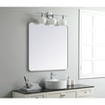 thumbnail image 3 of Soft corner metal rectangular mirror 36x36 inch in White, 3 of 7