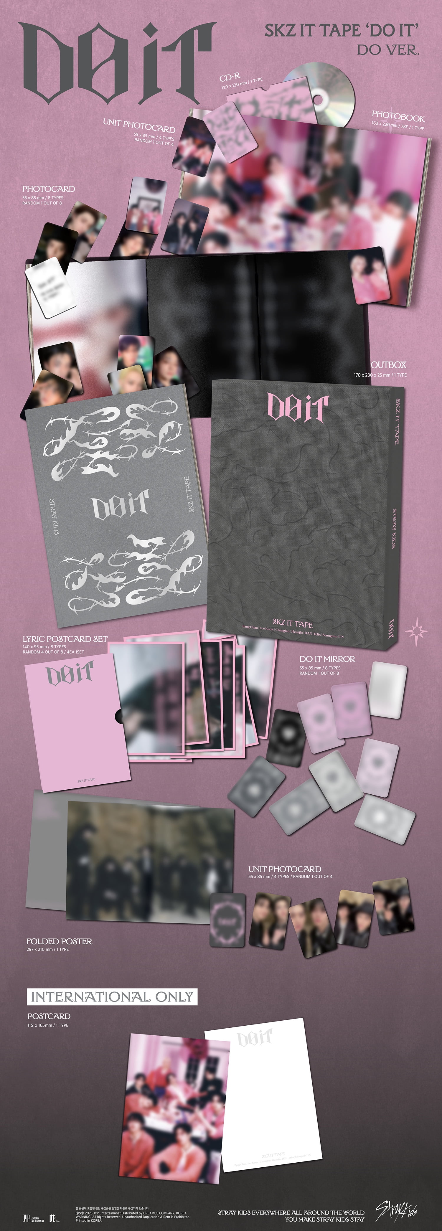 straykids do it フィリックス ハン ユニット Walmart Do It Walmart