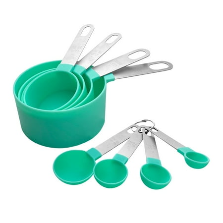 

8pcs Measuring Spoon Set Multipurpose Stainless Steel Teaspoon Baking Cooking