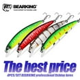 thumbnail image 2 of BEARKING Hot sales 4pcs/set 110mm 17g dive 1.5m Top Fishing Lures quality hard Baits Fishing Tackles professional Action Wobbler, 2 of 16