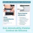 thumbnail image 4 of Rodillera Ajustable con Soporte Lateral y Almohadilla Patelar | Compresión Antideslizante de Neopreno Transpirable | Rodillera Deportiva Unisex para Caminar, Entrenar o Uso Diario – Gris Talla Única, 4 of 11