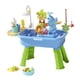 thumbnail image 4 of Juego de cocina infantil de 43 piezas con juguetes para simular el lavado de platos. Azul, 4 of 9