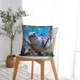 thumbnail image 5 of Pofeuu Sea Turtle Swims Print Double-sided plush pillowcase Square Throw Pillow Covers Pillows Cover for Living Room Bedroom Sofa Couch Cushion Cover（No pillow core）-16"x16", 5 of 7