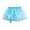 Light Blue, variant on 3-8 Years Girls' Seashell Print Tutu Skirt Elastic Waist Layered Tulle Skirt with Ribbon Bow for Dance and Party