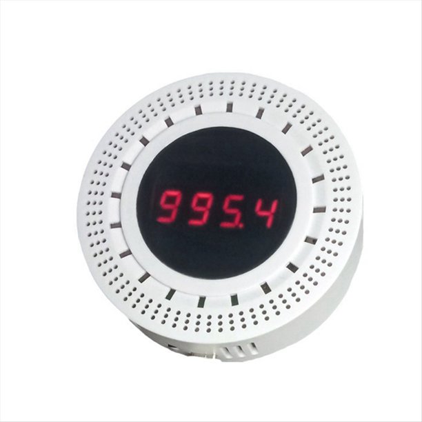 Sensor de presión atmosférica inteligente Tuya con función de detección de temperatura y humedad, dispositivo doméstico WiFi integrado.