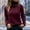 Red, variant on Women Solid Pullover Turtleneck Knitwear Retro Long Sleeve Sweater Slim Tops See Tunics X for Women 3xl Dress Shirts for Women plus Sizes Clothes for Women Fancy Women Tops plus Size Tops for Women