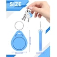 thumbnail image 2 of 10Pcs NFC Tag Keychain NFC Key Fob NTAG215 NFC Card NFC Fob NFC Business Card NFC Chips NFC Tag Maker，504 Bytes Memory, Compatible with TagMo and NFC Enabled Devices, 2 of 4