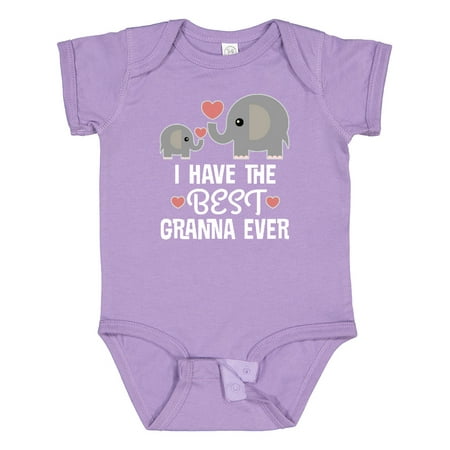 

Inktastic Best Granna Ever Grandchild Gift Baby Boy or Baby Girl Bodysuit