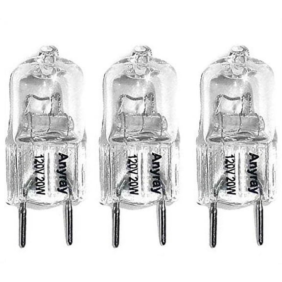 (3)-Lamps Replacement Light bulbs 120V 20-Watt for Microwave WB25X10019 20W