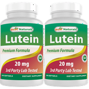 2 Pack Best Naturals Lutein with Zeaxanthin 20 mg 240 Softgels