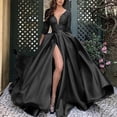 thumbnail image 1 of Vestido largo sexy con cuentas de encaje para mujer Vestido de noche de banquete de cola Vestido de cuentas de encaje para mujer, 1 of 5