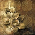 thumbnail image 2 of Thompson, Linda 15x15 Gold Ornate Wood Framed with Double Matting Museum Art Print Titled - Leaf Patterns III, 2 of 4