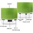 thumbnail image 4 of Portable Wireless Mini Bluetooth Speaker,AI Super Bass Stereo Rechargeable Speaker with LED Lights - Green, 4 of 7