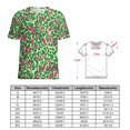 thumbnail image 2 of Leopard Print Pattern Women's Short Sleeve T-Shirt Crew Neck Casual Summer Trendy Loose Fit Tops, 2 of 6