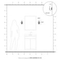 thumbnail image 3 of Livex Lighting Wall Sconce in Polished Brass, 3 of 10