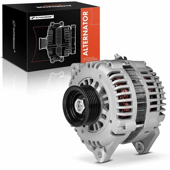 A-Premium Alternator Compatible with Nissan Maxima 2001 & Infiniti I30 2001, 3.0L, 12V 100A 6-Groove Pulley Clockwise, Replace# 231002Y005, 231002Y005R