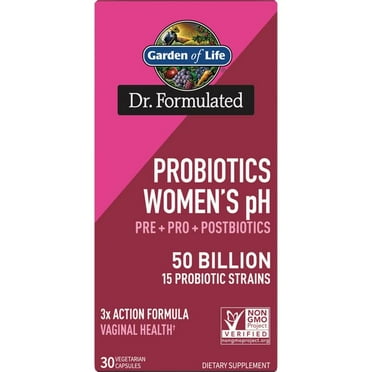 Garden of Life Dr. Formulated Probiotics Women's ph 50 Billion 30 Veg Caps