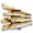 Black - 4 Level, variant on Wood Organizer And Lumber Storrack Wall Mount Heavy Duty Metal Shwith 4-level Holds Up 800 Lbs Indoor & Outdoore - Black