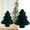 B, variant on (Clearance) XIANXIAN Paper Christmas Tree 3D Honeycomb Trees Table Centerpiece for Modern Christmas Mantel Decorations Xmas Holiday Party Home Decor Pure Color