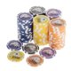thumbnail image 3 of 100 Pieces Texas Hold'em Casino Poker Chips 13.5g 100500 1000 5000 10000, 3 of 4
