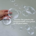 thumbnail image 3 of La guirnalda plana de burbujas blancas en el fondo marino es adecuada para la decoración de fiestas de Sirenita. Burbujas colgantes flotantes transparentes $ Arreglo ambiental Colgante Decoración del, 3 of 5