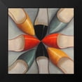 thumbnail image 2 of Atelier B Art Studio 12x12 Black Modern Framed Museum Art Print Titled - Womens Ballerina Shoes Style, 2 of 5