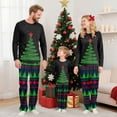 thumbnail image 6 of Gytharion Family Christmas Pajamas Matching Sets Cute Christmas Tree Print Long Sleeve Sleepwear and Plaid Pants 2 Piece Xmas PJs Set Winter Soft Comfy Holiday Loungwear for Family, 6 of 9