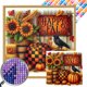 thumbnail image 1 of 5D DIY Taladro Cuadrado AB Parcial Feliz Otoño Art45x45cm, 1 of 9