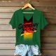 thumbnail image 4 of Women's Germany Football Graphic T-Shirt, Women's V-Neck T-Shirt German Soccer Letter Print Graphic Tee, Casual Fashion Top, Summer Short Sleeve Blouse for Soccer Tournament 2026 Army Green Size: XL, 4 of 4