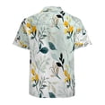 thumbnail image 3 of High Quality Hawaiian Shirts for Men Short Sleeve Aloha Beach Shirt Floral Summer Casual Button Down Shirts Blouses D4ORSN, 3 of 7