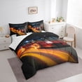 thumbnail image 3 of jejeloiu Red Sport Car 7pcs Bedding Comforter Set,Speed Game Queen Bedding Sets For Racing Gamer Reversible, 3 of 8