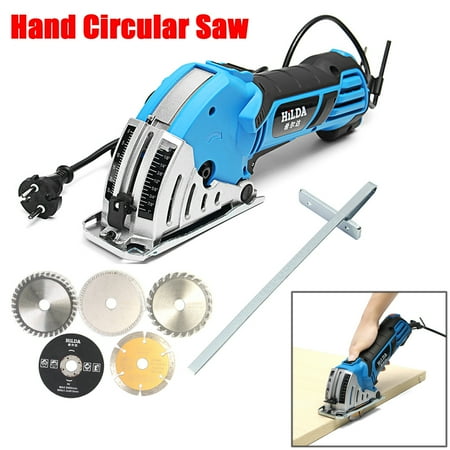 500W Electric Circular Saw with 6 Blades(0.6