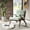 Seafoam, variant on Mid Century Inspired Lounge Chair for Office | Comfortable Tufted Design | Polyester and Wood Build | Foam Softens Over Time